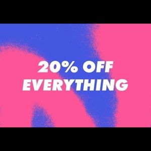 20% off my whole shop today only!!!💗💗